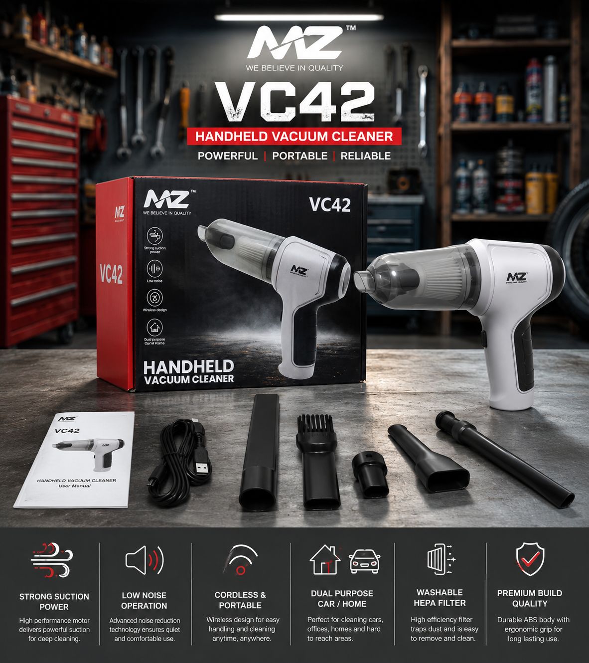 VC42 MZ Handheld Vacuum Cleaner
