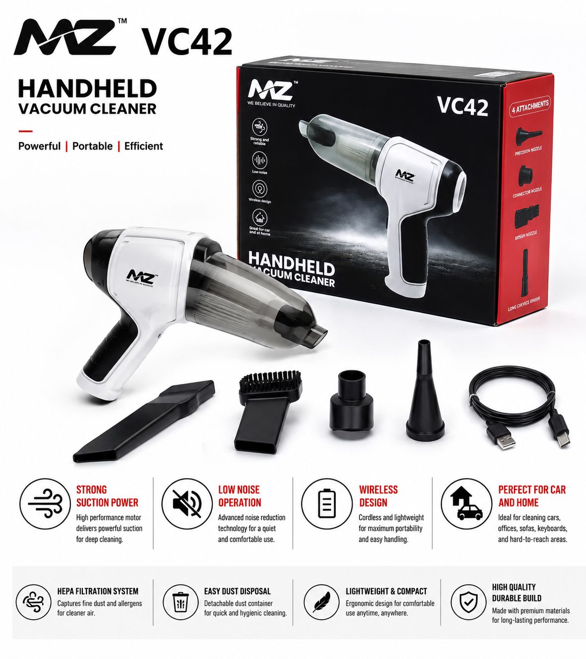 VC42 MZ Handheld Vacuum Cleaner