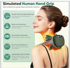 Ultimate Relief: Heated Human-Touch Deep-Kneading Neck MassagerRechargeable Neck and Shoulder Massager with Heat - 4D Bionic Kneading Massage Pillow for Cervical Pain Relief - Cordless Deep Tissue 88% off  Product Images and Videos (AI-Generated Alt Text)